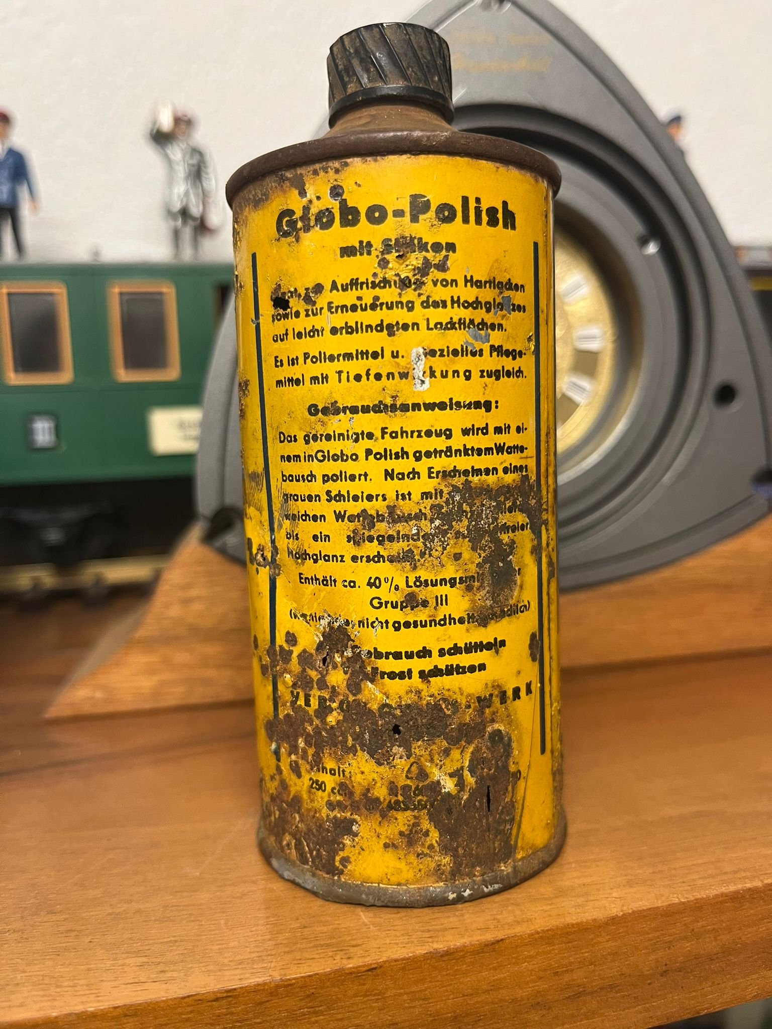 Boîte Glob Polish — cire parquets et meubles